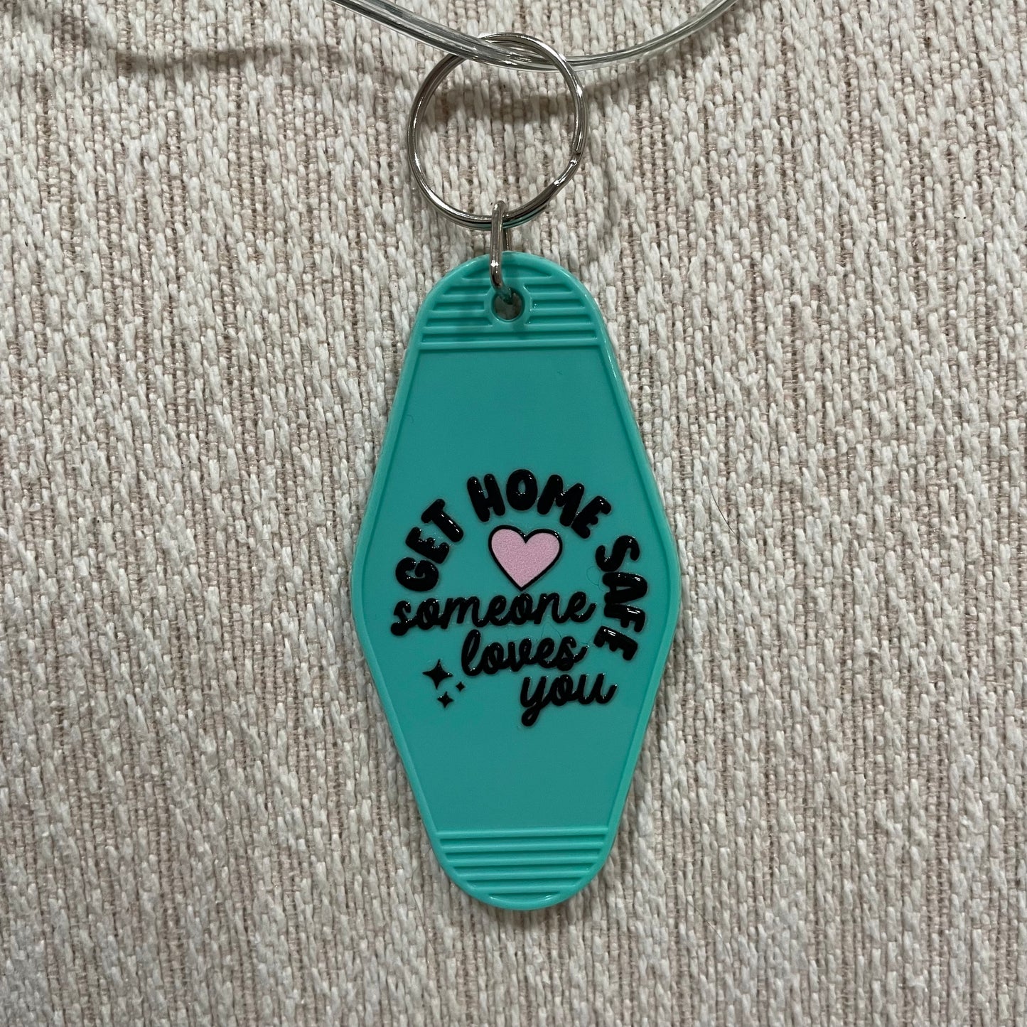 Get Home Safe - Motel Keychain