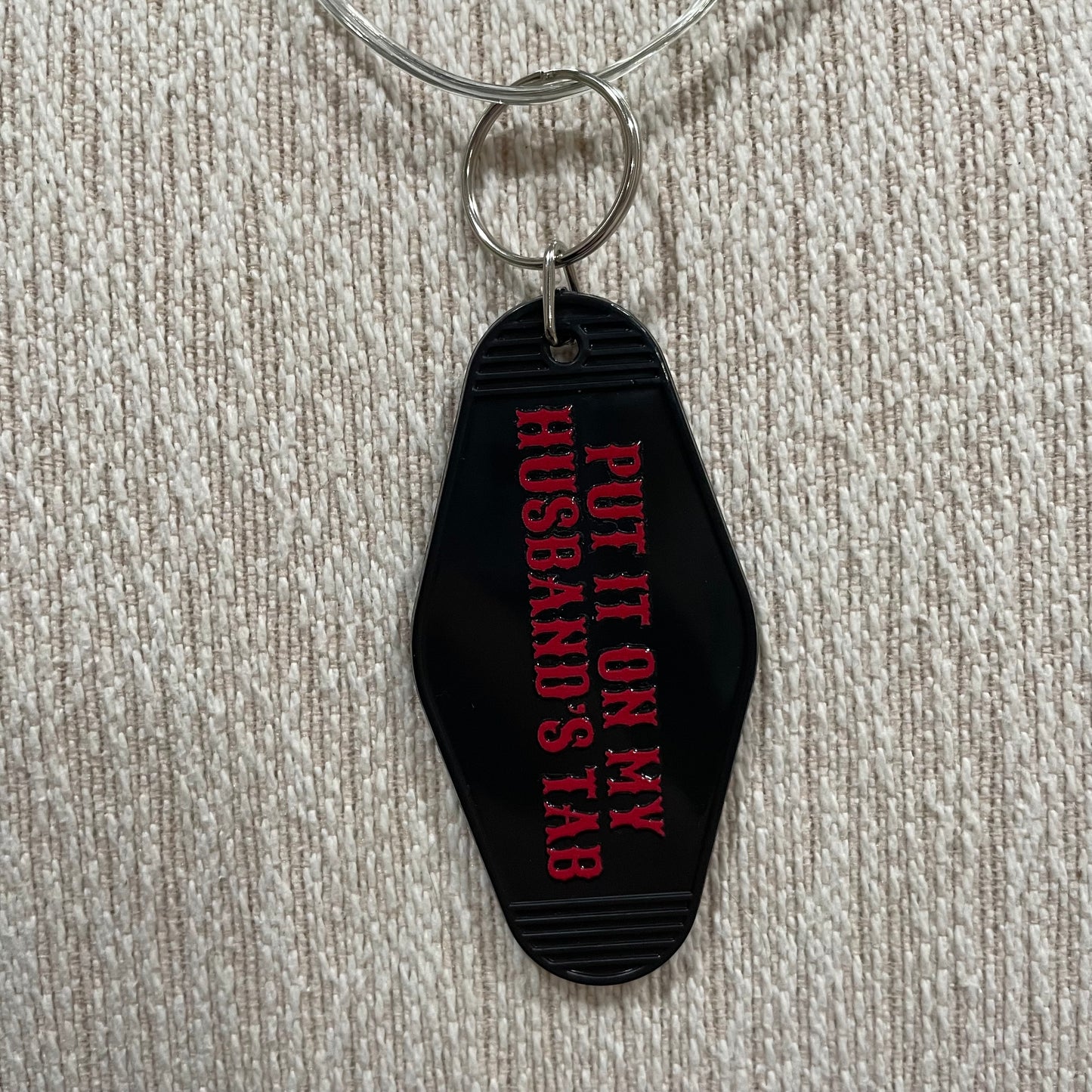 Husbands Tab - Motel Keychain