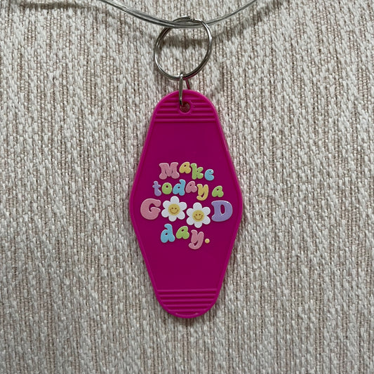 A Good Day - Motel Keychain