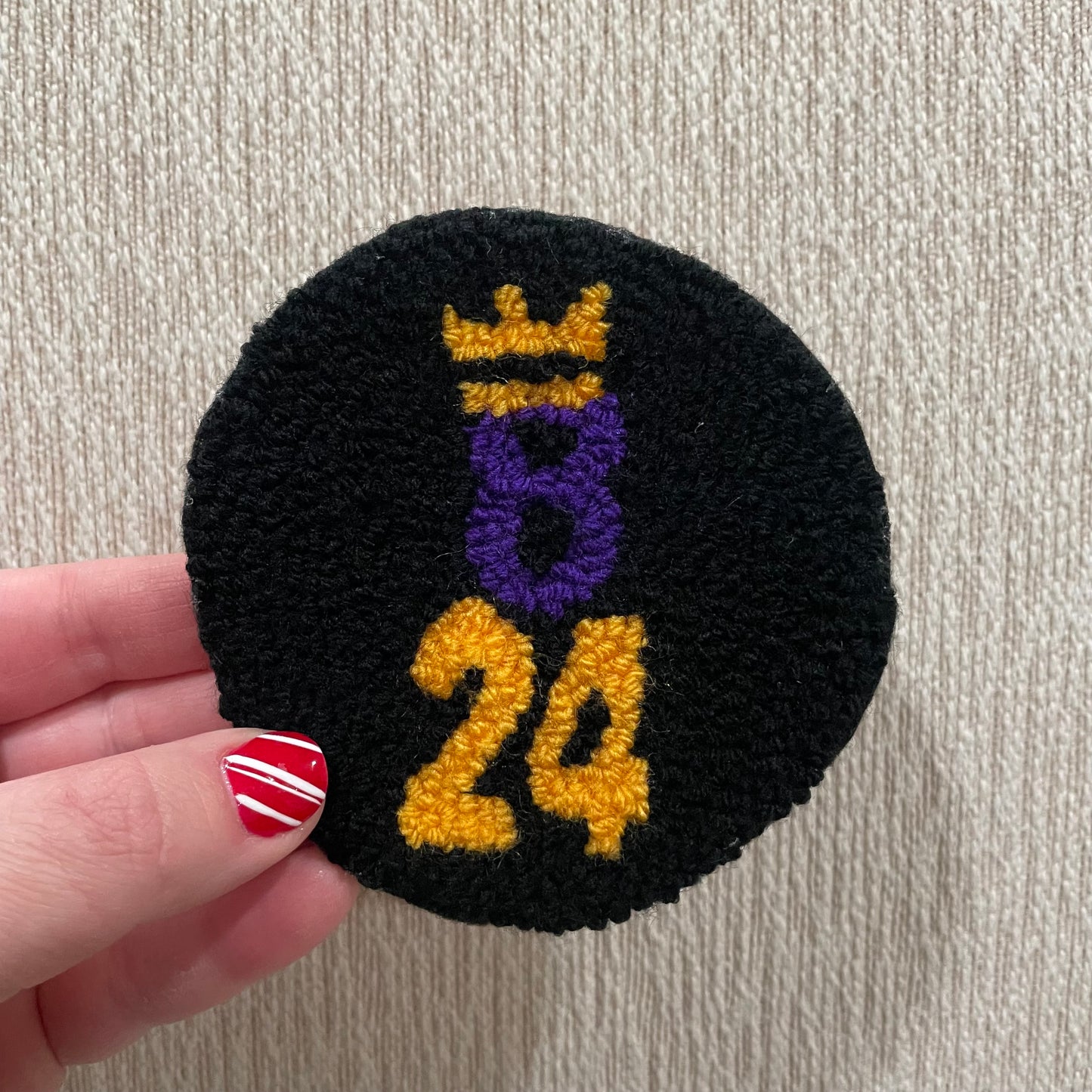 Kobe 8.24 Crown Mug Rug