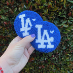 Blue LA Love - White Heart