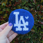 Blue LA Love - White Heart