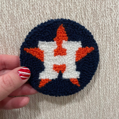 Astros Mug Rug