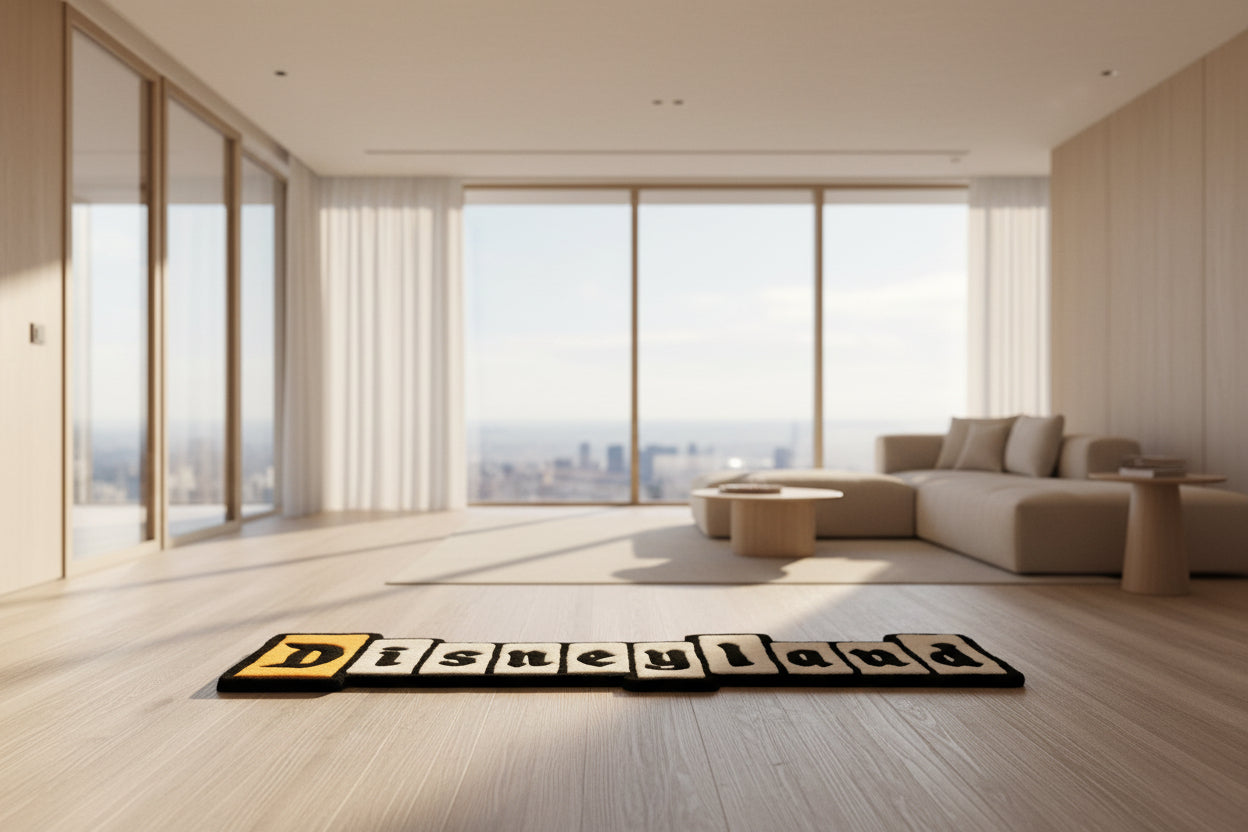 Retro Marquee Sign Rug