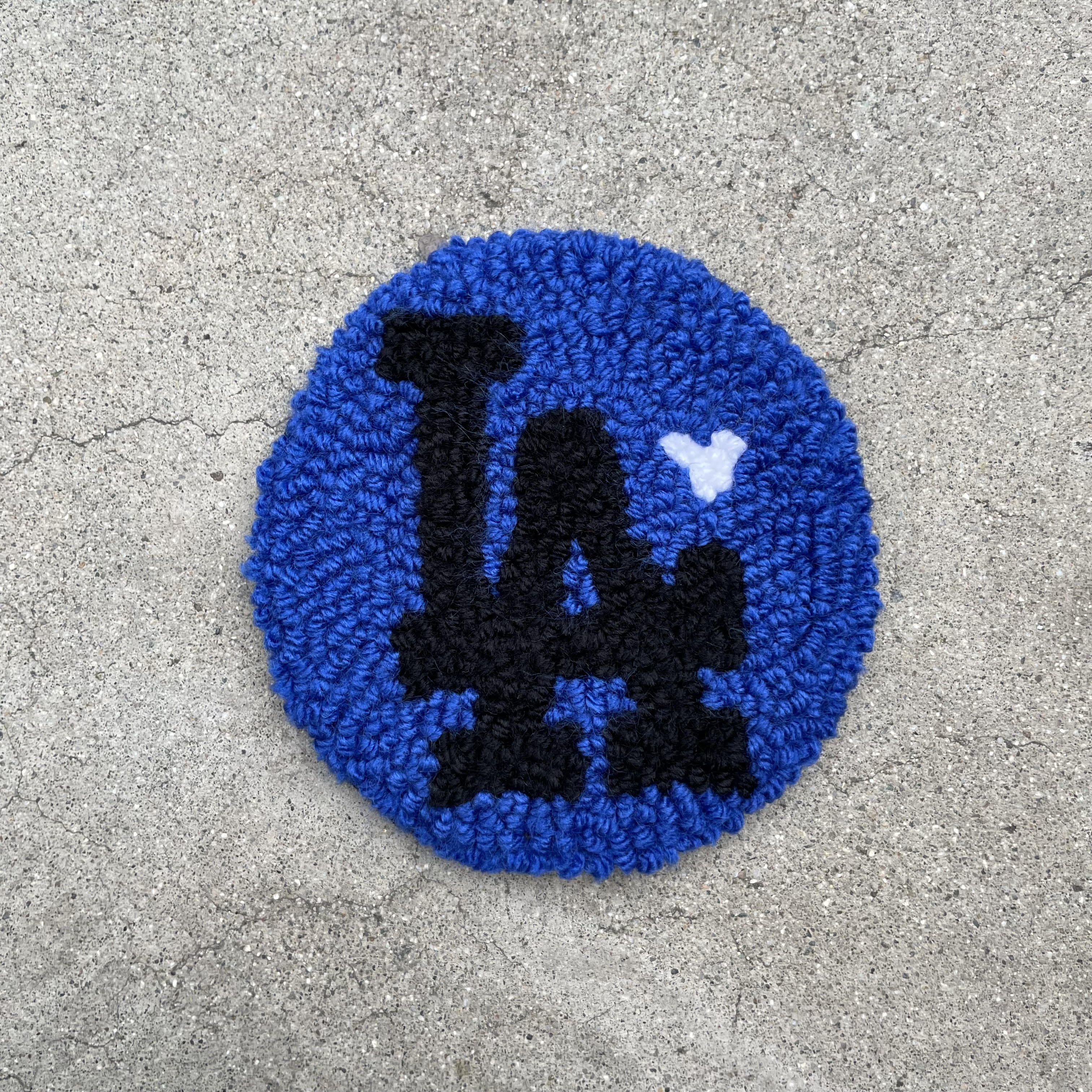 Blue LA Love - White Heart