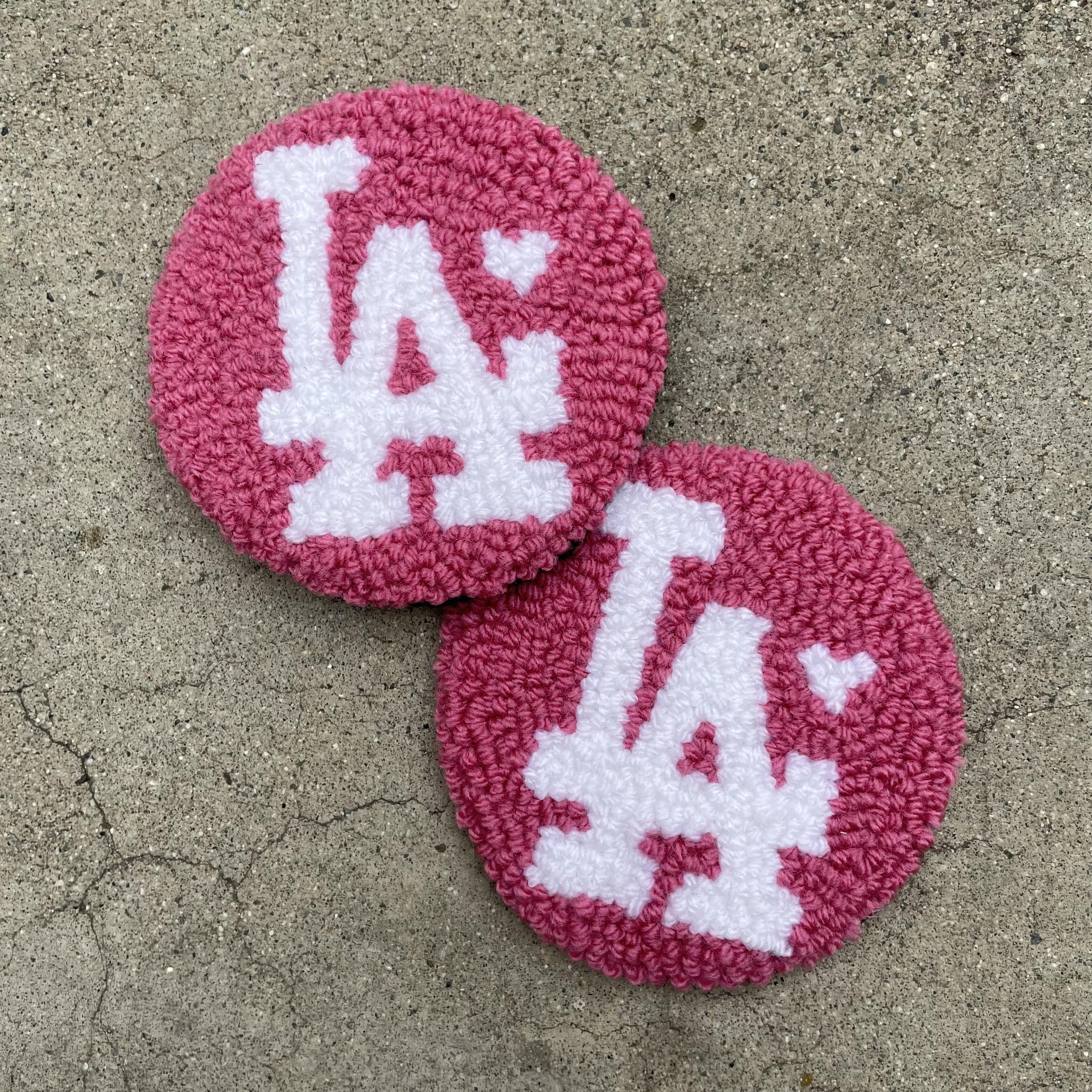 Pink LA Love - White Heart