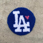 Blue LA Love - Pink Heart