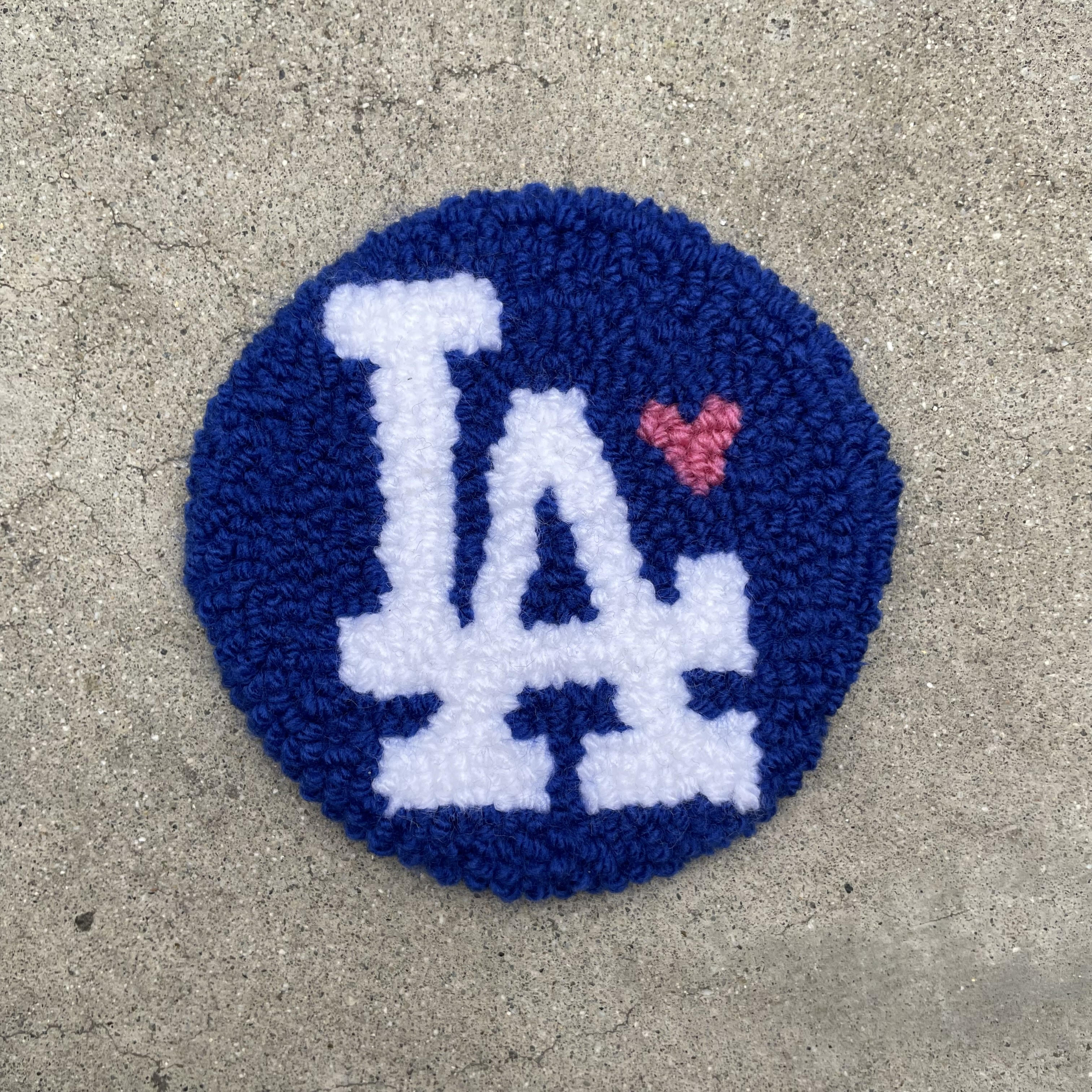 Blue LA Love - Pink Heart