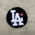 Black LA Love - Pink Heart