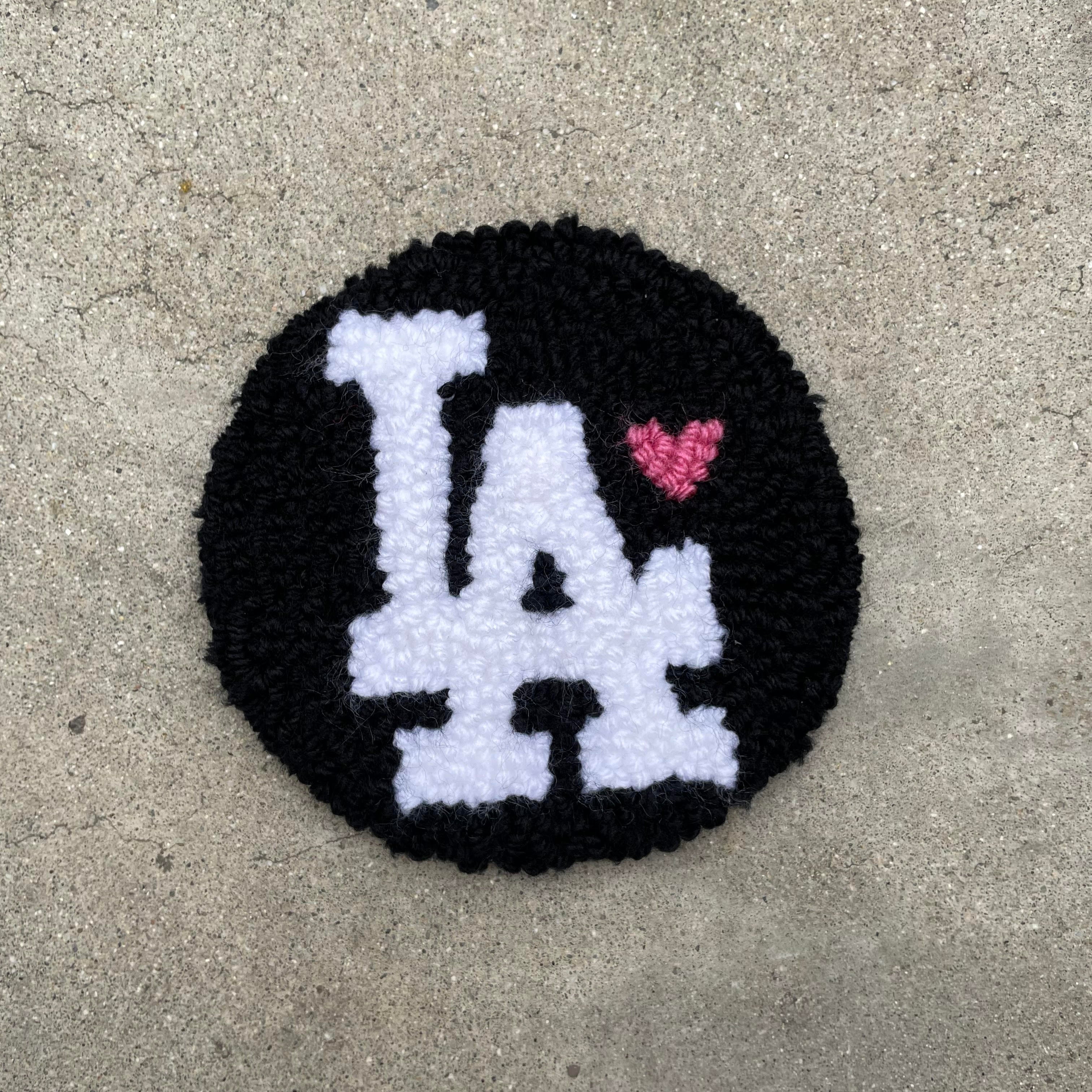 Black LA Love - Pink Heart