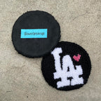 Black LA Love - Pink Heart