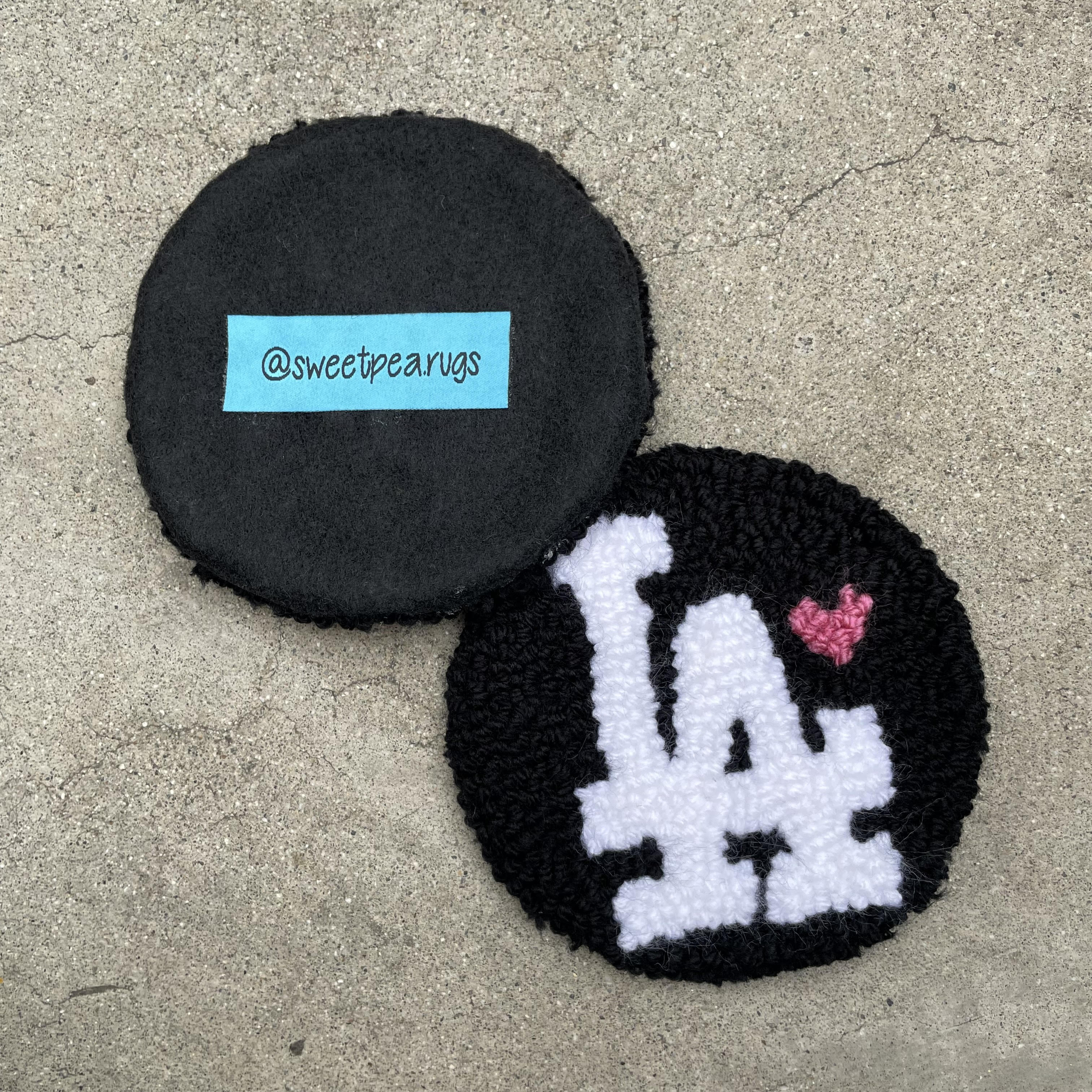 Black LA Love - Pink Heart